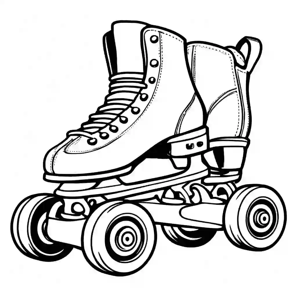 Roller Skates coloring pages